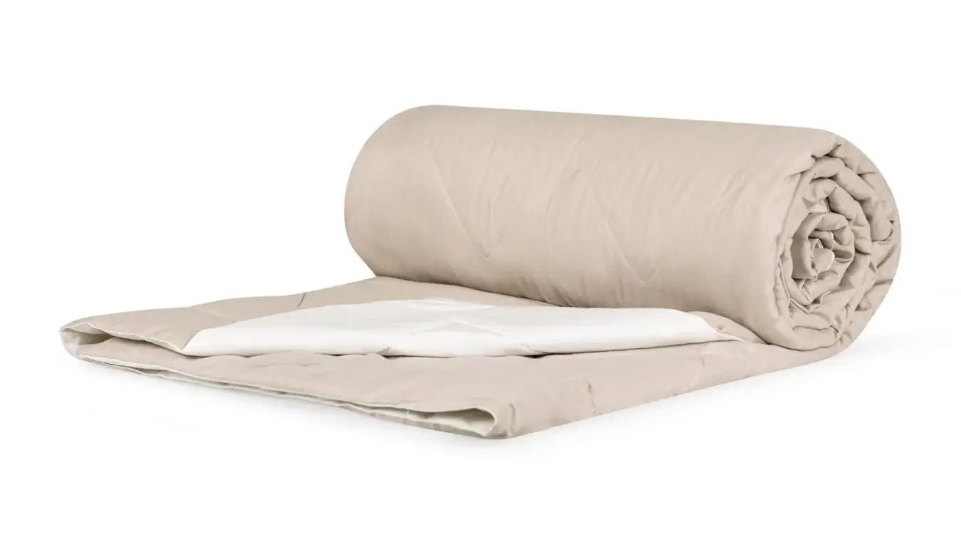 Одеяло - покрывало Yukko, цвет бежевый фото - 5 - большое изображение