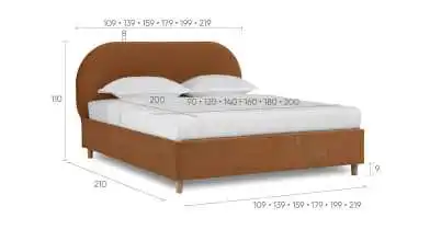 Мягкая кровать Dora с изголовьем (каретная стяжка) Askona фотография товара - 8 - превью